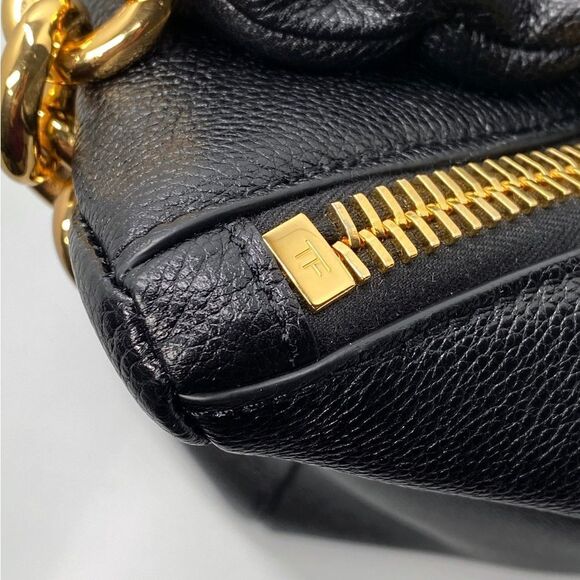 TOM FORD Large Carine Grain Leather Hobo Bag - Picture 9 of 12